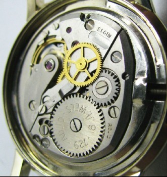 Men’s 1960 Elgin 24 Hour Civilian Watch w/Hack