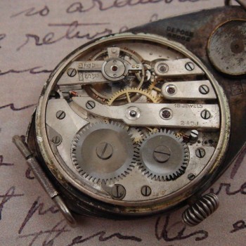 Men’s 1917 Racine ‘Enicar’ Compass Watch