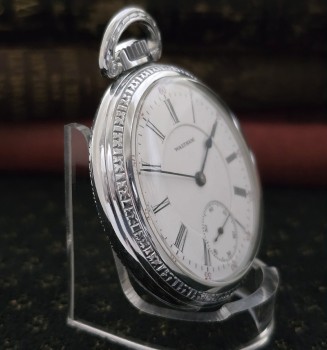 Men’s 1913 Waltham Crescent Street RR Pocket Watch