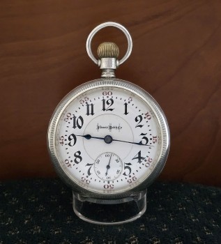 Men’s 1911 Illinois Railroad Pocket Watch w/Stag