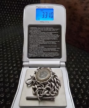 Men’s 1902 Illinois Hunter Case Pocket Watch w/Chain