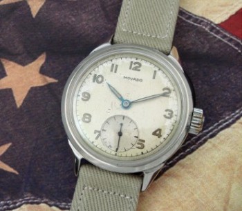 Men’s 1940 Movado Military Watch in Stainless