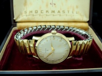 Men’s 1960 Elgin 24 Hour Civilian Watch w/Hack