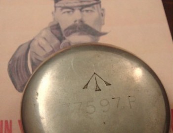 Men’s 1918 Elgin Broad Arrow 18 Size Pocket Watch