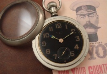 Men’s 1918 Elgin Broad Arrow 18 Size Pocket Watch