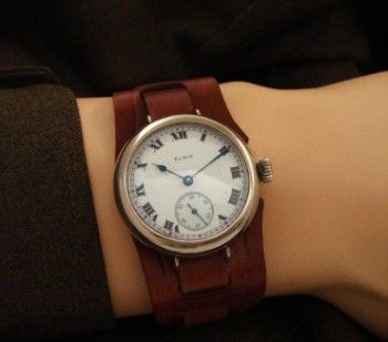 Men’s 1919 Elgin Trench Watch w/ Roman Numerals