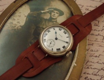 Men’s 1919 Elgin Trench Watch w/ Roman Numerals
