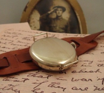 Men’s 1919 Elgin Trench Watch w/ Roman Numerals