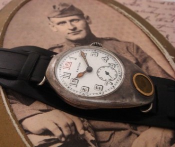 Men’s 1917 Racine ‘Enicar’ Compass Watch