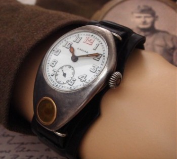 Men’s 1917 Racine ‘Enicar’ Compass Watch