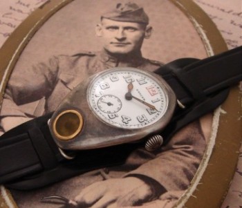 Men’s 1917 Racine ‘Enicar’ Compass Watch