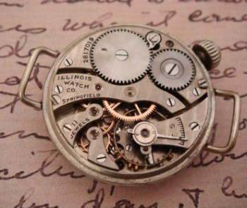 Men’s 1915 Illinois Trench Watch w/ Black Dial