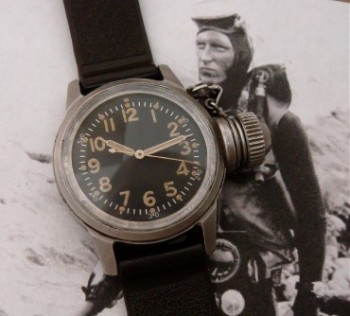 Men’s 1951 Elgin UDT ‘Frogman’ Canteen Military Dive Watch