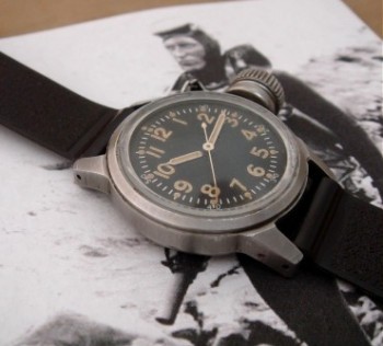 Men’s 1951 Elgin UDT ‘Frogman’ Canteen Military Dive Watch
