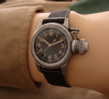 Men’s 1951 Elgin UDT ‘Frogman’ Canteen Military Dive Watch