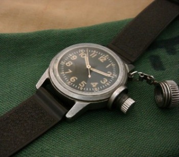 Men’s 1951 Elgin UDT ‘Frogman’ Canteen Military Dive Watch
