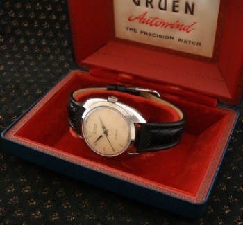 Men’s 1954 Gruen Autowind Watch in Steel