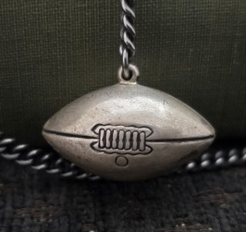 Men’s 1882 Illinois Pocket Watch w/Sterling Chain, Fob