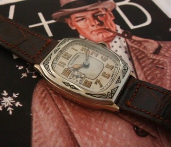 Men’s 1929 Illinois Two-Tone & Enamel Dress Watch