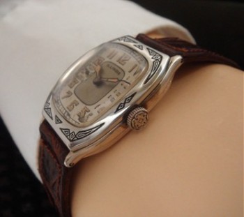Men’s 1929 Illinois Two-Tone & Enamel Dress Watch
