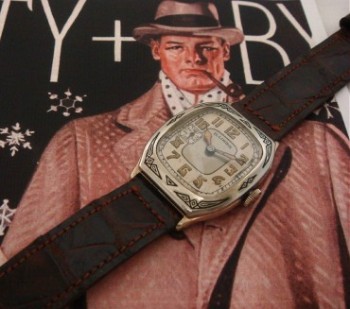 Men’s 1929 Illinois Two-Tone & Enamel Dress Watch