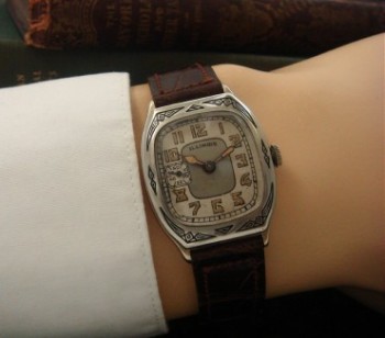 Men’s 1929 Illinois Two-Tone & Enamel Dress Watch