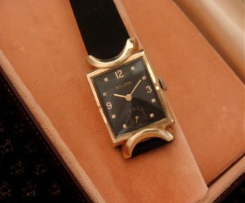 Men’s 1953 Bulova Dress Watch in 14k Gold