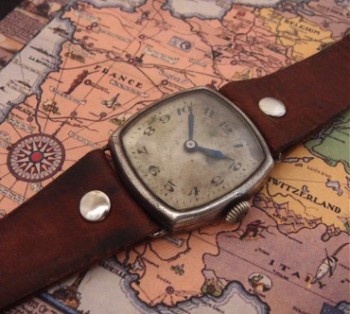 Men’s 1918 AEF/Air Service Engraved Wristwatch