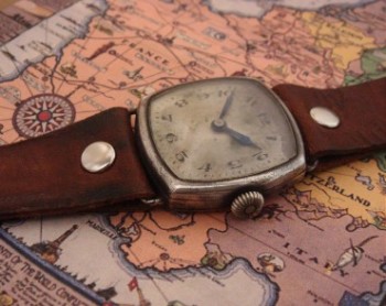 Men’s 1918 AEF/Air Service Engraved Wristwatch