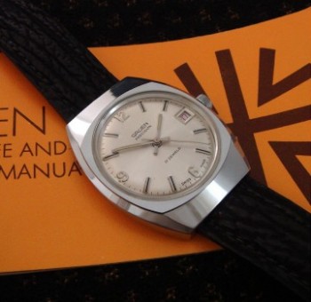 Men’s 1964 Gruen Stainless Watch w/Box, Papers