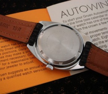 Men’s 1964 Gruen Stainless Watch w/Box, Papers