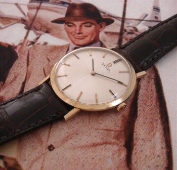 Men’s 1972 Omega 14k Gold Dress Watch