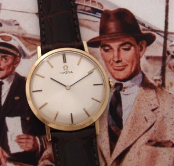 Men’s 1972 Omega 14k Gold Dress Watch