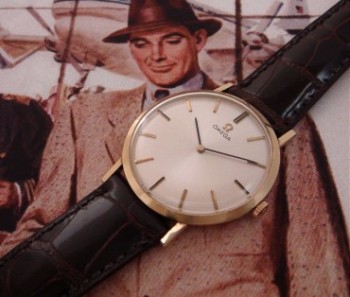Men’s 1972 Omega 14k Gold Dress Watch