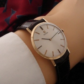 Men’s 1972 Omega 14k Gold Dress Watch