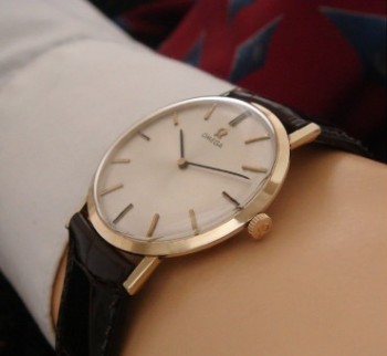 Men’s 1972 Omega 14k Gold Dress Watch