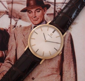 Men’s 1972 Omega 14k Gold Dress Watch