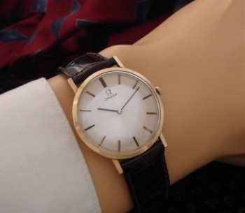 Men’s 1972 Omega 14k Gold Dress Watch