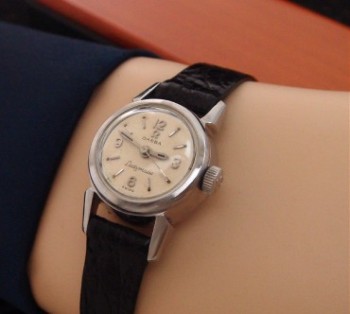 Ladies’ 1955 Omega Stainless Ladymatic Watch