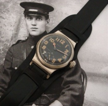 Men’s 1919 Elgin Trench Watch w/Black Dial