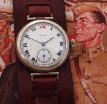 Men’s 1917 Elgin Military Trench Watch