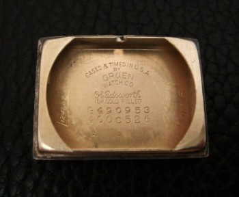 Men’s 1939 Gruen Dress Watch w/Black Dial