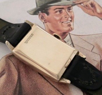 Men’s 1939 Gruen Dress Watch w/Black Dial
