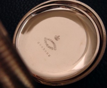 Men’s 1891 Hampden RR Hunter Case Pocket Watch