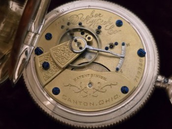 Men’s 1891 Hampden RR Hunter Case Pocket Watch