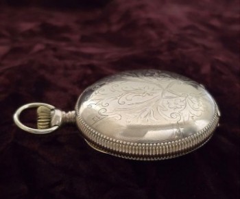 Men’s 1891 Hampden RR Hunter Case Pocket Watch