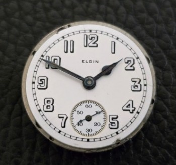 Men’s 1919 Elgin Watch w/Shrapnel Guard, Boston Award