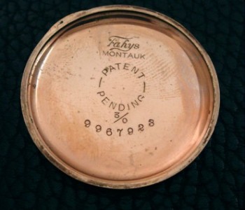 Men’s 1919 Elgin Watch w/Shrapnel Guard, Boston Award