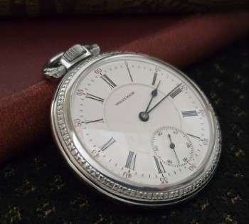 Men’s 1913 Waltham Crescent Street RR Pocket Watch