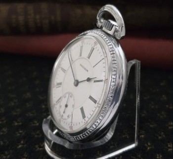 Men’s 1913 Waltham Crescent Street RR Pocket Watch